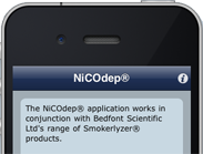 NiCOdep iPhone App