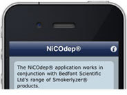 NiCOdep iPhone App