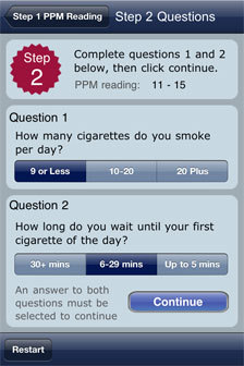 NiCOdep iPhone APp Questions